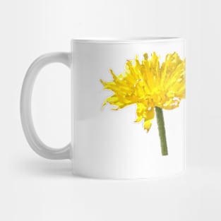A pair of yellow flowers. No writing Mug